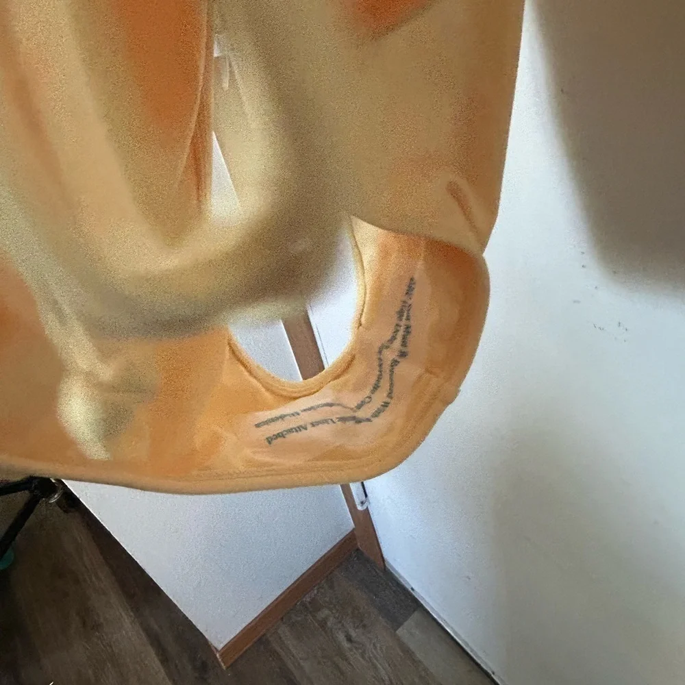 NWT XL Wild Fable Light Yellow Swimsuit Extra High Leg Cheeky